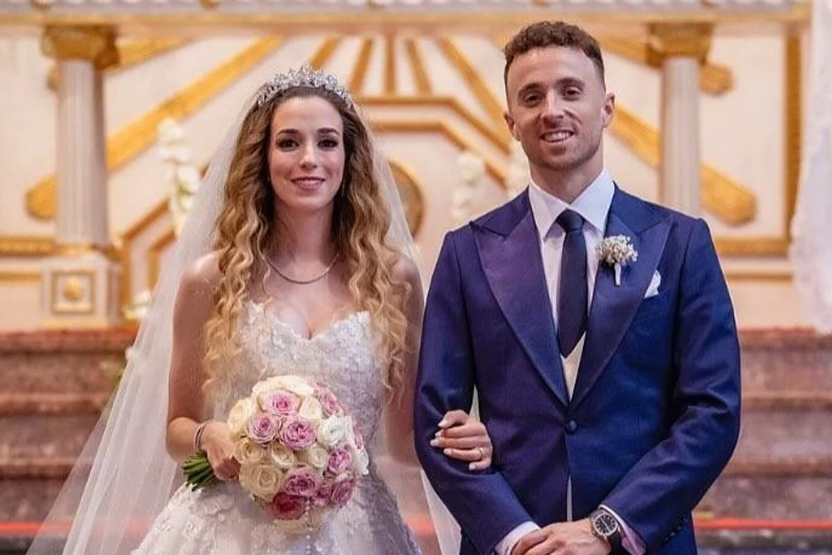 Diogo Jota and wife Rute Cardoso