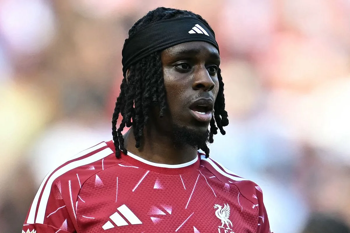 Liverpool defender Jeremie Frimpong