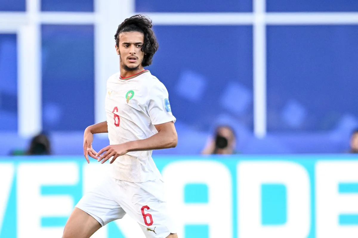 Bouaddi is one of the hottest prospects at the World Cup this summer after switching his international allegiance from France to Morocco