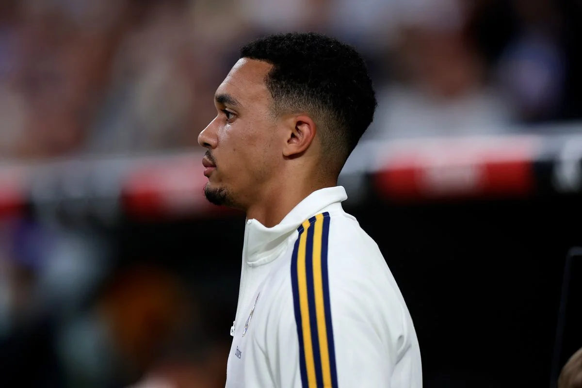 Trent Alexander Arnold of Real Madrid  during the LaLiga EA Sports  match between Real Madrid v Real Oviedo